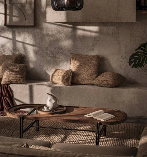 Coco Coffee Table with Tray Type A