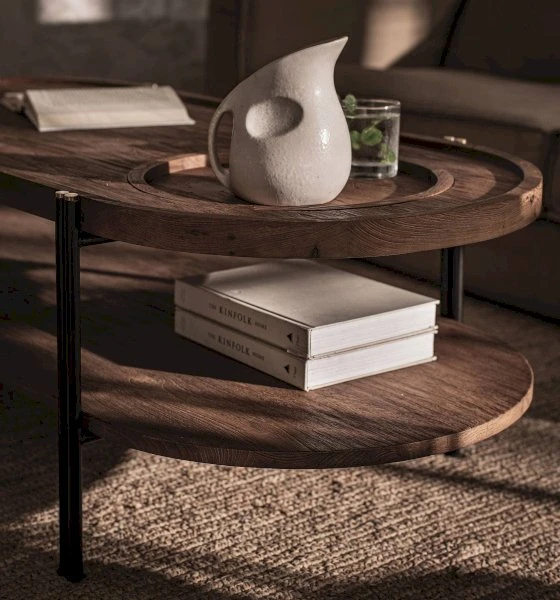 Coco Coffee Table with Tray Type B