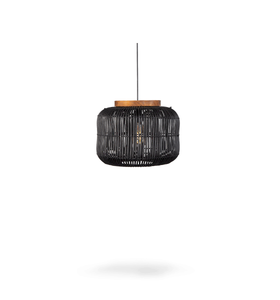 Barrel Hanging Lamp Charcoal